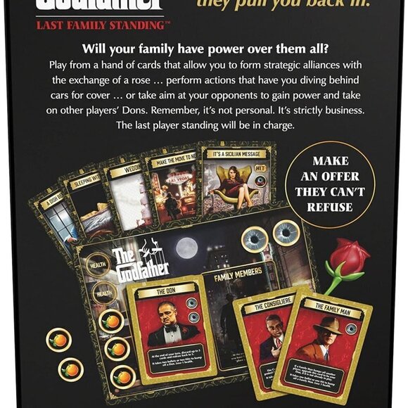 The Godfather, Last Family Standing Board Game BRAND NEW SEALED BOX. - Picture 8 of 12